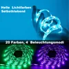 Clanmacy 3M LED Streifen LED Strip Lichtstreifen RGB Band Produktbild-Vorschau 5