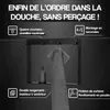 ShowerNIZR® Étagère Douche Noir Obsidienne - Sans Perçage 4 Voir les images du produit 7