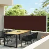 vidaXL Tenda laterale estensibile 140x600 cm Marrone Anteprima dell’immagine prodotto 14