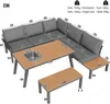 MERAX Gartenlounge-Set, Sitzgruppe Gartenmöbel Set mit Produktbild-Vorschau 7