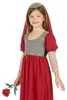 Mittelalter Kostüm für Mädchen M 7-9 Jahre (120-130 cm) Produktbild-Vorschau 4