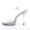 FLAIR-408MG Damen Sandale von Fabulicious, Transparent EU Produktbild-Vorschau 3