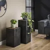 Hoyz - Blumentisch 70 Raft - Blumensäule - Schwarzes Metall Produktbild-Vorschau 1