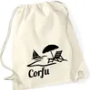 Huuraa Turnbeutel Corfu Griechenland 12 Liter Natural Produktbild-Vorschau 1