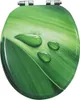 vidaXL Toaletné sedadlo Soft Close Lid MDF Green Water Drop Náhľad obrázku produktu 5