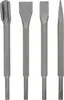 SDS Plus Meißel 250 mm Set 4 Stück Meißel Kanal Spitz Flach Produktbild-Vorschau 2