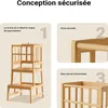 Wiltec Chaise d’enfant – 46 x 46 x 90 cm – Tour Voir les images du produit 5