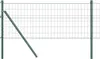 Zaun mit Pfosten Grün 0,4 x 25 m Stahl und PVC Produktbild-Vorschau 2