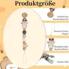 Handgemachte Kaninchen Design Schnullerkette Cup Catcher Produktbild-Vorschau 5