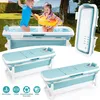Jiubiaz 132cm Faltbare Badewanne Erwachsene Ideal für Produktbild-Vorschau 1