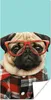 MuchoWow® Poster Hund - Hipster - Brille - Bluse 20x40 cm - Produktbild-Vorschau 1