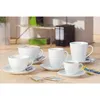 Esmeyer 433-213 Cappuccinotassen-Set weiß 12-teilig Podgląd zdjęcia produktu 4