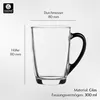 GLASMARK® Set da 6 bicchieri in vetro da 300 ml (capacità Anteprima dell’immagine prodotto 8
