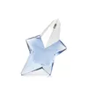 A star-shaped perfume bottle with a silver cap, isolated on a white background. Voir les images du produit