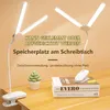 Doppelkopf LED Schreibtischlampe,Leselampe mit Buch Klemme Produktbild-Vorschau 5