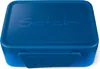A blue lunchbox with the brand name 'Satch' and a slogan 'IT'S UP TO YOU' embossed on it. Voir les images du produit