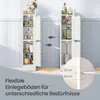 VASAGLE Schmaler Hochschrank, Badschrank, mit verstellbaren Produktbild-Vorschau 7