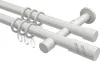 Interdeco Gardinenstange / Vorhangstange Weiß, Typ Prestige Produktbild-Vorschau 1