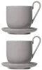 Blomus Kaffeetassen mit Untertassen Ro Mourning Dove Produktbild-Vorschau 1