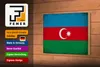 Holzschild Flagge Aserbaidschan 18x12cm Azerbaijan Vintage Produktbild-Vorschau 4