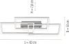 JUST LIGHT LED Deckenleuchte IVEN Fernbedienung Dimmbar per Produktbild-Vorschau 4