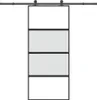 vidaXL Schiebetür mit Beschlag 90x205 cm Hartglas & Produktbild-Vorschau 7