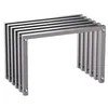 DanDiBo Sitzhocker Edelstahl Modern Wetterfest Metall Produktbild-Vorschau 9