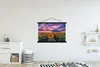 MuchoWow® Textilposter Blumen - Himmel - Lila - Produktbild-Vorschau 2
