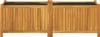 vidaXL Pflanzkübel mit Einlage 153x38,5x50 cm Massivholz Produktbild-Vorschau 4