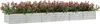 vidaXL Garten-Hochbeet, verzinkter Stahl, Silber, 480x80x45 Produktbild-Vorschau 2