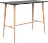 vidaXL Bartisch Schwarz 120x60x105 cm Produktbild-Vorschau 5