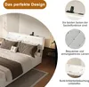 ProximaX Hydraulikbett 140×200 cm in Beige – Leinenstoff, Produktbild-Vorschau 12
