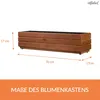 ALFALUX Blumenkasten Blumentöpfe Pflanzkasten Holz Produktbild-Vorschau 2