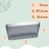 2er Set Orchideentopf Transparent Orchideen Übertopf Produktbild-Vorschau 2
