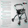 ELONEO Wohnungsrollator 54cm breit, faltbar und leicht, Produktbild-Vorschau 15