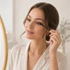 Toaletný stolík Makika JOLIE v imitácii kože s taburetkou a Náhľad obrázku produktu 4