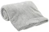 Coperta di flanella jacquard 150 x 200 cm grigio chiaro Anteprima dell’immagine prodotto 2