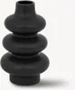Atmosphera | Keramikvase - Clothlide - Schwarz - Elegante Produktbild-Vorschau 6