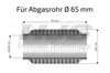 HJS 83 00 8471 Sistema di scarico con tubo flessibile Tubo Anteprima dell’immagine prodotto 2