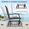 COSTWAY 3-tlg. Gartenmöbel Set mit gepolstertem Sitz, Produktbild-Vorschau 4