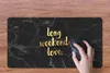 MuchoWow® Mauspad Mousepad Zitate - Liebe - Gold - Marmor Produktbild-Vorschau 3