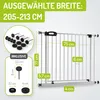 BOMI® Kinderschutzgitter 63-251 cm ohne Bohren | Zum Produktbild-Vorschau 2