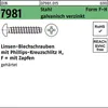 Reyher  Blechschrauben DIN 7981 St. 2,9x6,5 -F-H vz (100 Produktbild-Vorschau 1
