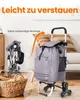 Einkaufstrolley klappbar mit Kühlfach 55 L – Shopping Produktbild-Vorschau 7