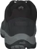The back view of a black hiking shoe with a gray sole. Anteprima dell’immagine prodotto