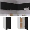 vidaXL Szafka ścienna czarna 29,5x31x60 cm płyta wiórowa Podgląd zdjęcia produktu 1