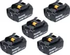 Makita Akku Set 5x BL 1830 B 18 V 3,0 Ah / 3000 mAh Li-Ion Produktbild-Vorschau 2