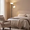 VASAGLE Deckenfluter Stehlampe mit Verstellbarer Leselampe Produktbild-Vorschau 2