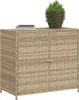 Mobile da giardino Beige 83x45x76 cm Poly rattan Anteprima dell’immagine prodotto 5
