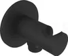 A black shower system component is shown against a white background. Produktbild-Vorschau